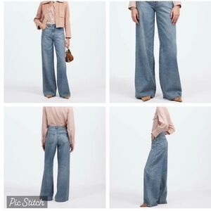 Madewell
Petite Superwide-Leg Jeans: Airy